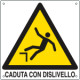 Cartello pericolo caduta con dislivello EN ISO 7010