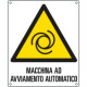 Etichetta adesiva macchina avviamento automatico EN ISO 7010