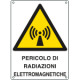 Cartello pericolo radiazioni elettromagnetiche EN ISO 7010