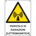 Cartello pericolo radiazioni elettromagnetiche EN ISO 7010