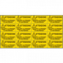 Foglio da 16 etichette autoadesive Togliere la tensione. . . EN ISO 7010