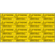 Foglio da 16 etichette autoadesive Apparecchiatura sotto. . EN ISO 7010