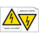 Foglio 2 etichette adesive spazio scrivibile EN ISO 7010