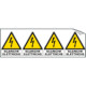 Foglio 4 etichette Scariche Elettriche EN ISO 7010