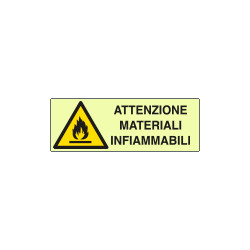Cartello PVC rigido luminescente DIN materiale infiammabil EN ISO 7010