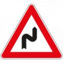 Triangolo rifrangente NF 6 DOPPIA CURVA 1a DS