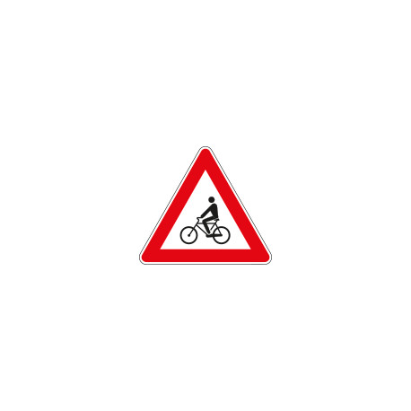 Triangolo rifrangente NF 35 ATTRAVERSAMENTO CICLABILE