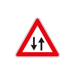 Triangolo rifrangente NF 26 DOPPIO SENSO CIRCOLAZIONE