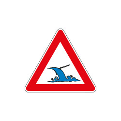 Triangolo rifrangente simbolo ONDE PIENA