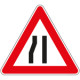 Triangolo rifrangente NF 18 STRETTOIA SIMMETRICA sinistra