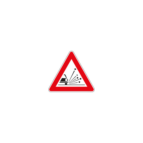 Triangolo rifr NF 29 MATERIALE INSTABILE SU STRADA