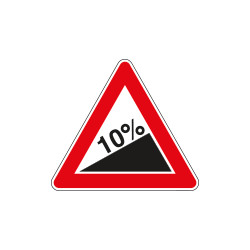 Triangolo rifrangente NF16 STRADA RIPIDA :____%