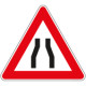 Cartello HI NF 17 STRETTOIA SIMMETRICA