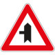 Cartello NF 43c INTERSEZIONE con PRECEDENZA sinistra