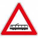 Cartello NF 12 ATTRAVERSAMENTO TRANVIARIO