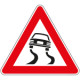 Cartello NF 22 STRADA SDRUCCIOLEVOLE