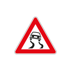 Cartello NF 22 STRADA SDRUCCIOLEVOLE
