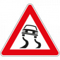 Cartello NF 22 STRADA SDRUCCIOLEVOLE