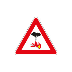Cartello NF 34 PERICOLO INCENDIO