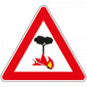 Cartello NF 34 PERICOLO INCENDIO
