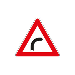Cartello NF 4 CURVA A DESTRA