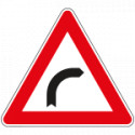 Cartello NF 4 CURVA A DESTRA