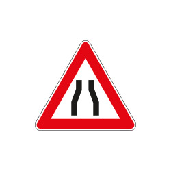 Cartello NF 17 STRETTOIA SIMMETRICA