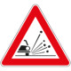 Cartello NF 29 MATERIALE INSTABILE SU STRADA