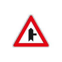 Cartello NF 43b INTERSEZIONE con PRECEDENZA DESTRA