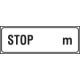 Tabella aggiuntiva rifrangente STOP A. . . . . m