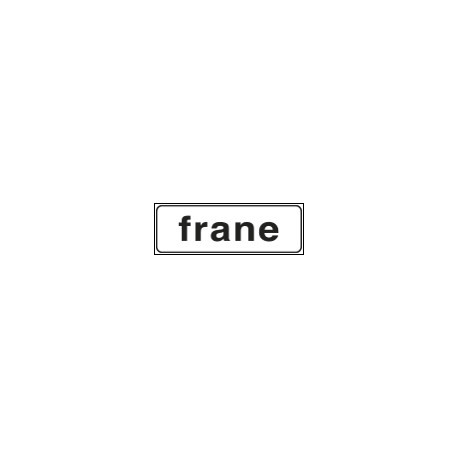 Tabella aggiuntiva rifrangente FRANE