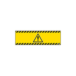 Banner pericolo generico 150x45