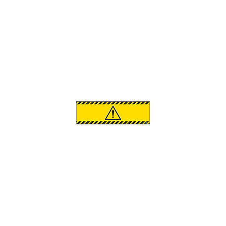 Banner pericolo generico 150x45