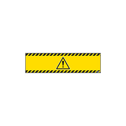 Banner pericolo generico 180x45