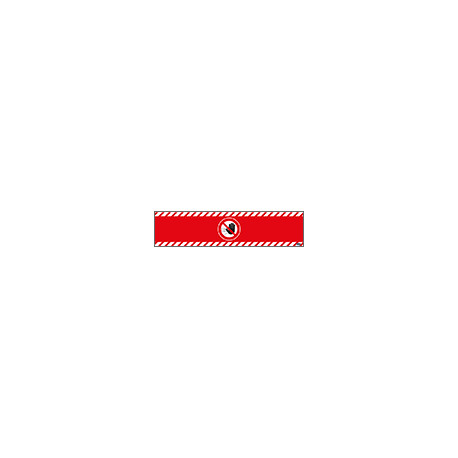 Banner divieto accesso 200 x 45