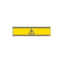 Banner pericolo generico 200x45