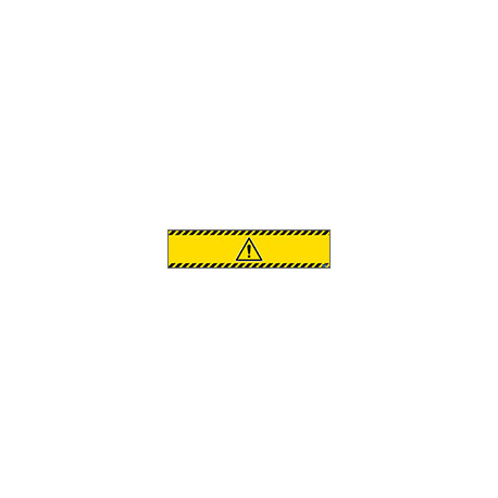 Banner pericolo generico 200x45