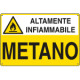 Cartello sostanze pericolose METANO EN ISO 7010