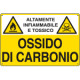 Cartello sostanze pericolose OSSIDO DI CARBONIO EN ISO 7010