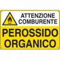 Cartello sostanze pericolose PEROSSIDO ORGANICO EN ISO 7010