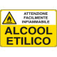 Cartello sostanze pericolose ALCOOL ETILICO EN ISO 7010