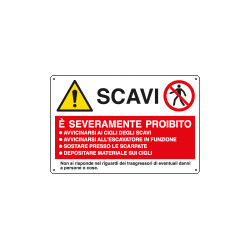 Cartello multisimbolo E' SEVERAMENTE proibito. . . EN ISO 7010