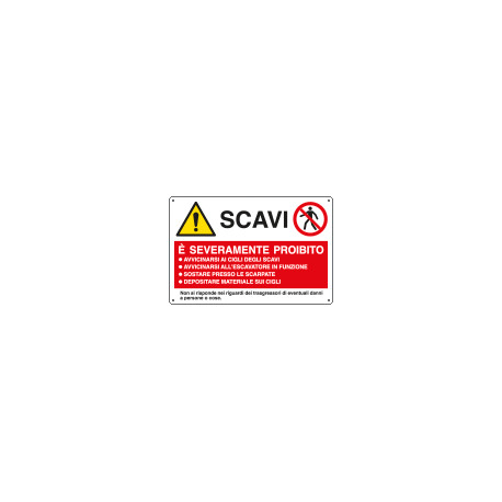 Cartello multisimbolo E' SEVERAMENTE proibito. . . EN ISO 7010