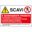 Cartello multisimbolo E' SEVERAMENTE proibito. . . EN ISO 7010