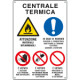 Cartello Centrale termica . . EN ISO 7010