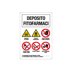 Cartello "Deposito Fitofarmaci"ISO 7010