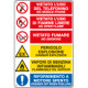 Cartello multisimbolo E'vietato . . EN ISO 7010