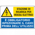 Etichetta aut. " stazione di ricarica veicoli elettrici"