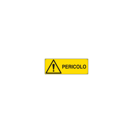 Cartello autoadesivo EasyFix pericolo EN ISO 7010