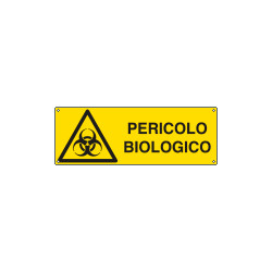 Cartello autoadesivo EasyFix pericolo biologico